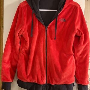 The North Face Women's Vibrant Red Teddy Jacket